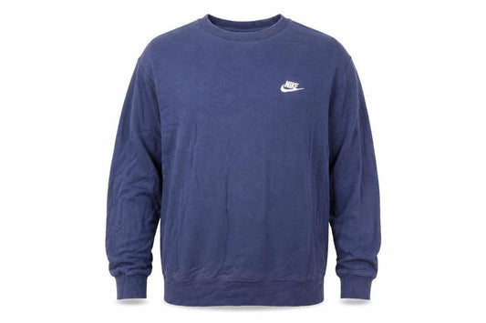 Nike Men's Blue Pullover Crew Neck Sweatshirt M Regular