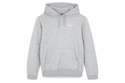 Nike Men's Grey Pullover Hoodie Size S Regular Fit Long Sleeve