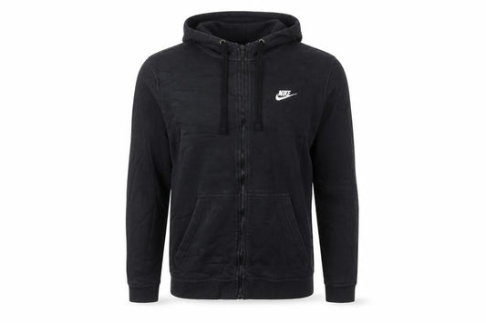 Nike Men's Black Full Zip Hoodie Sweatshirt Size M