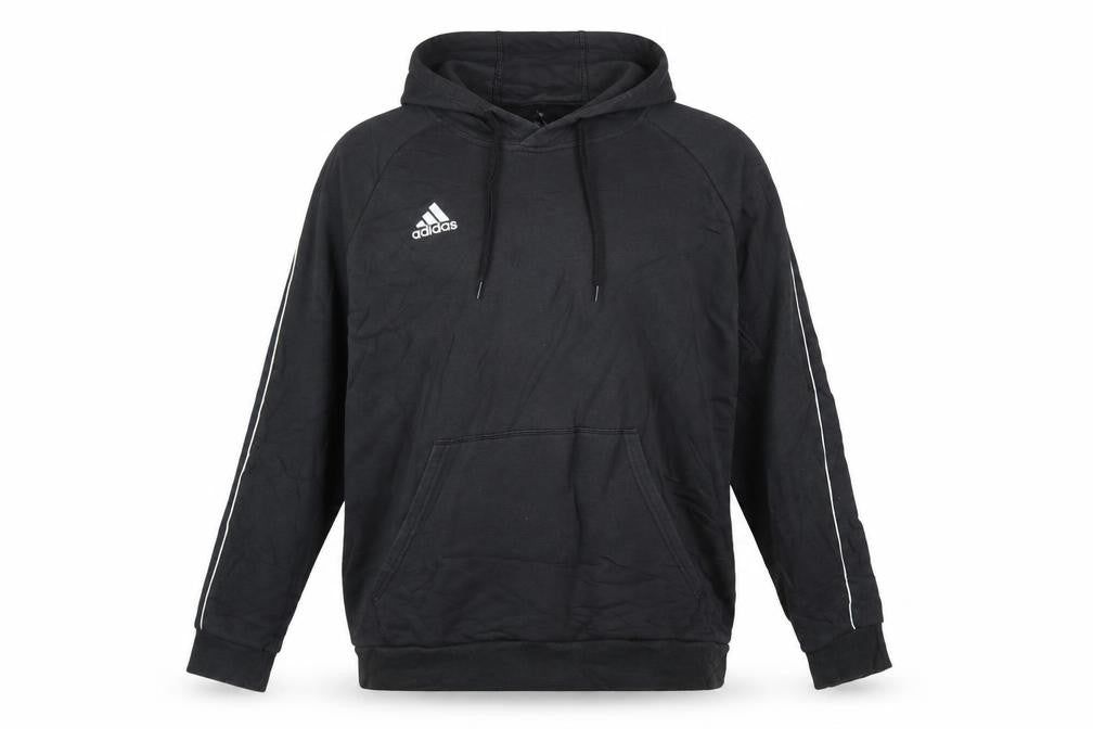 Adidas Men’s Black XL Pullover Hoodie Sports Logo Sweatshirt