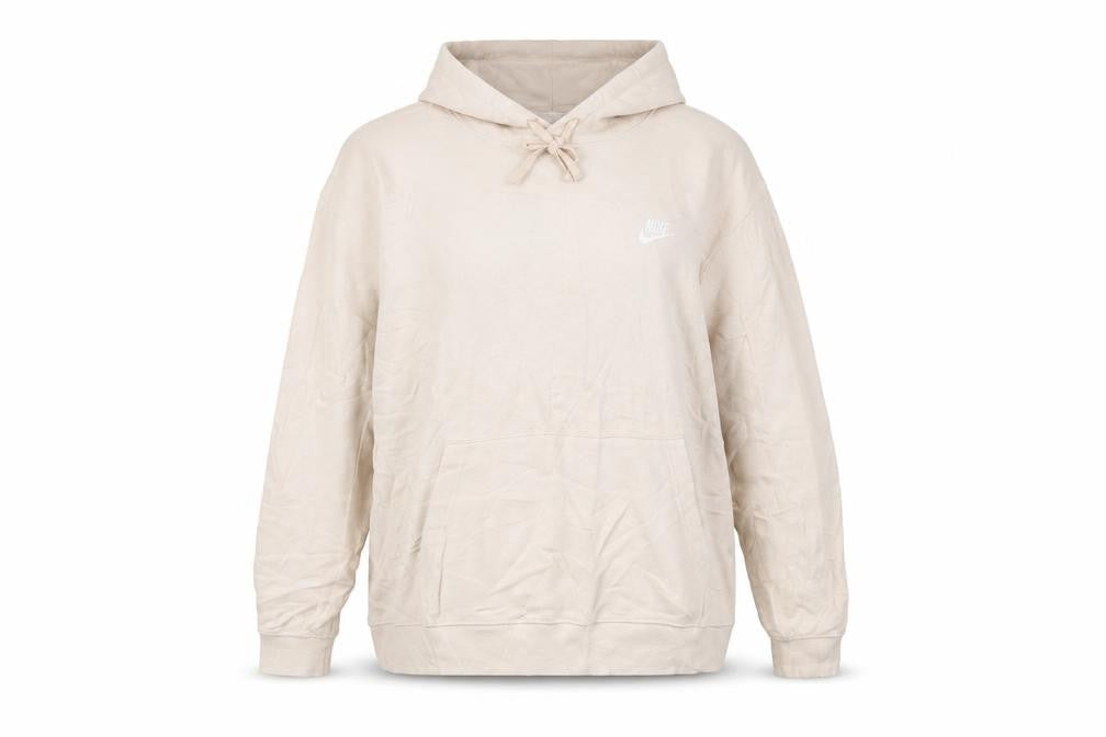 Nike Womens Beige Pullover Hoodie XL Cotton Blend Casual