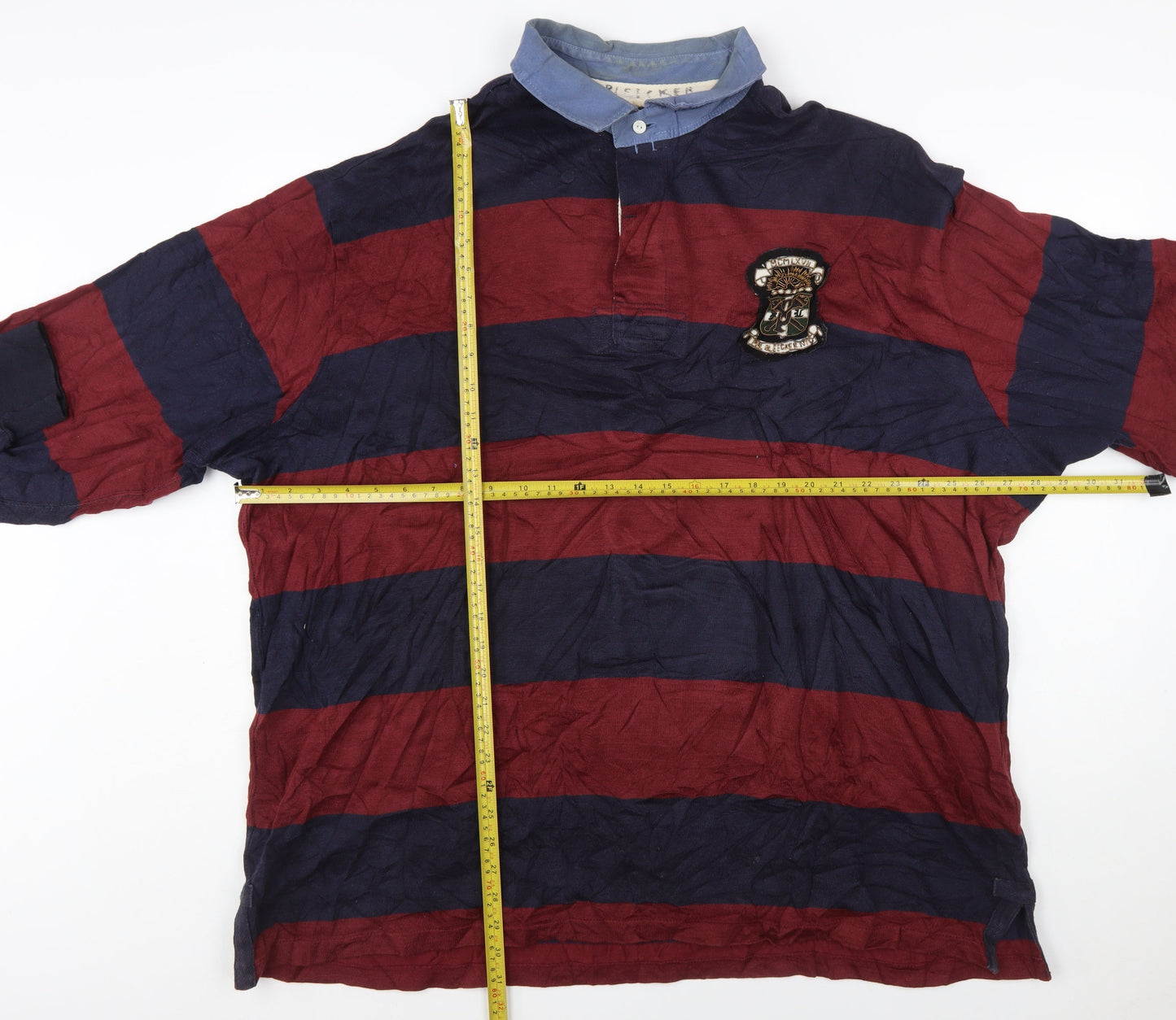 Polo Ralph Lauren Men's 3XL Big Striped Rugby Polo Long Sleeve Shirt