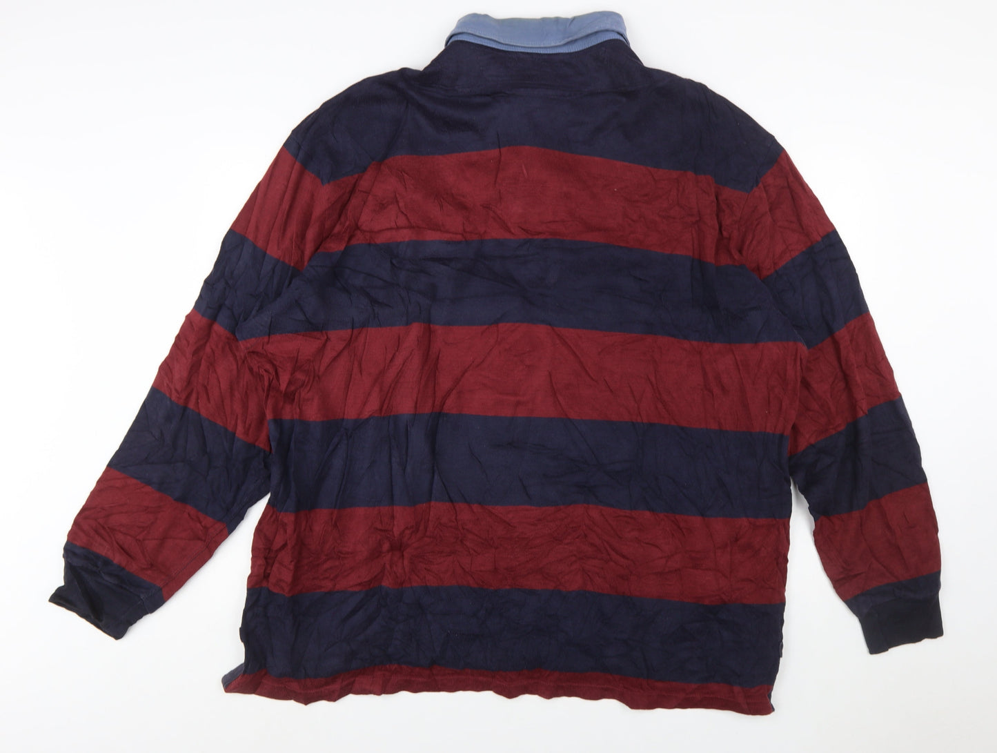 Polo Ralph Lauren Men's 3XL Big Striped Rugby Polo Long Sleeve Shirt