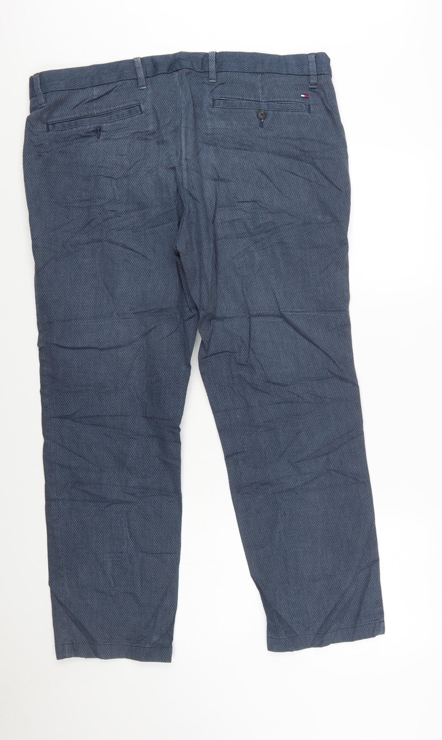 Tommy Hilfiger Men's Blue Chino Trousers 38x34 Regular Fit