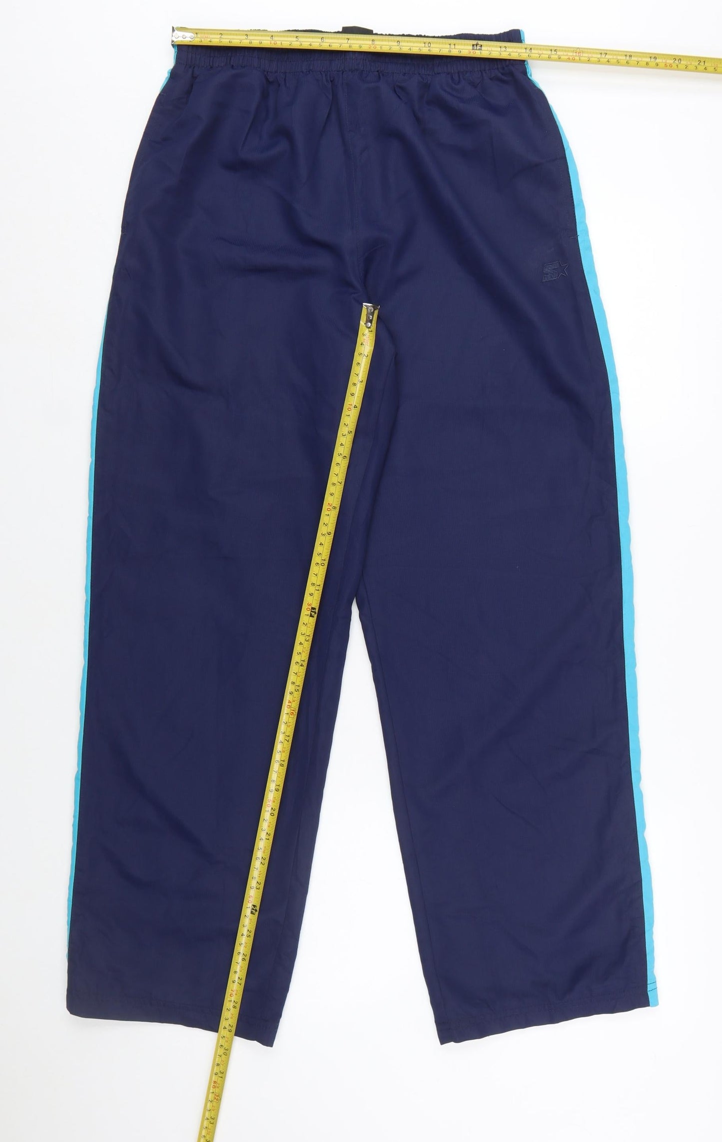 Starter Womens Blue Size 18 Jogger Trousers Elastic Waist