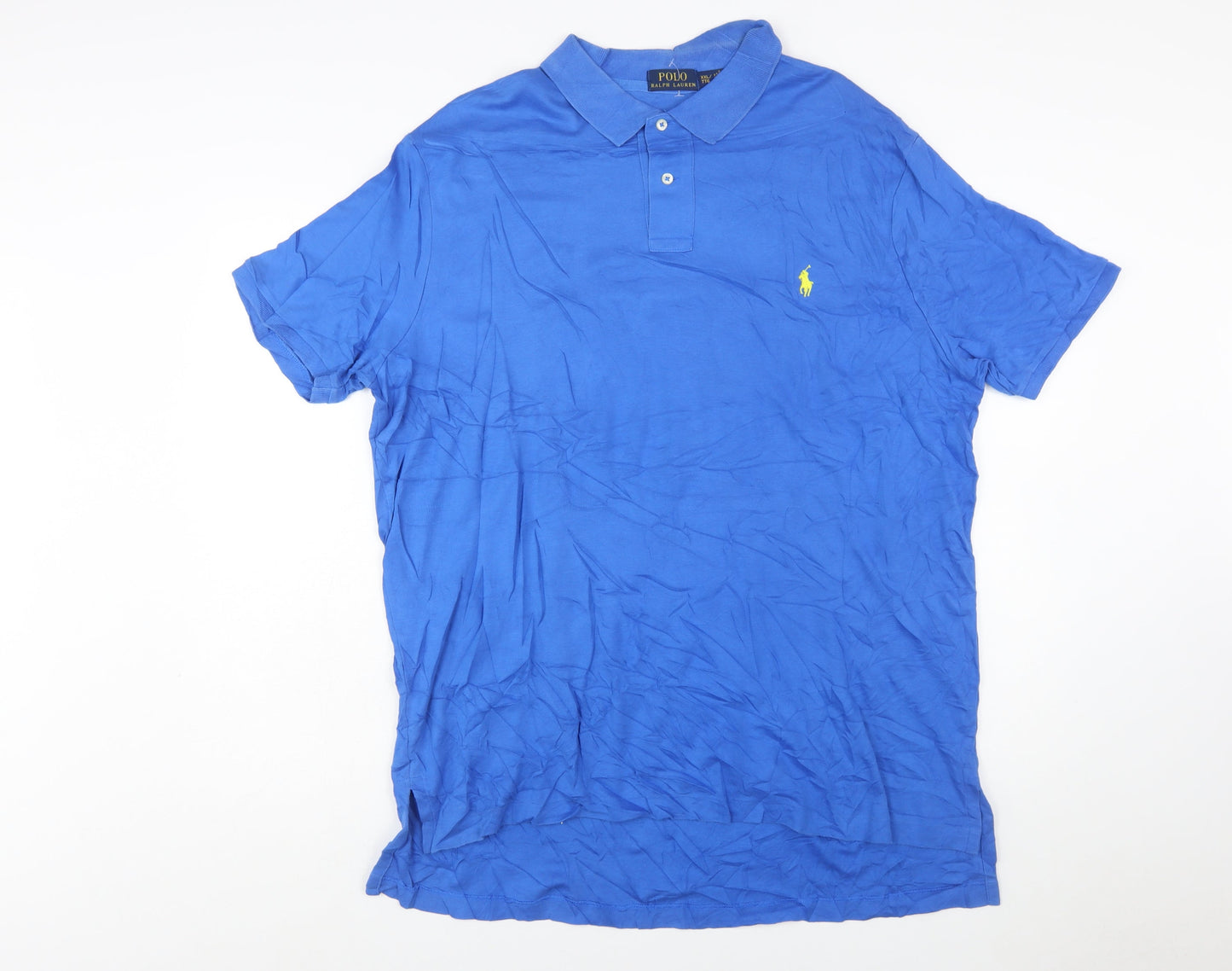 Ralph Lauren Men's Blue 2XL Classic Cotton Polo Shirt