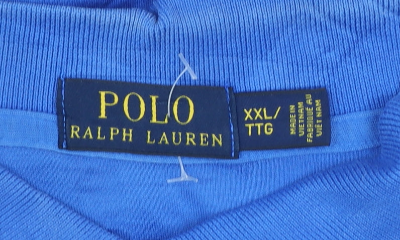 Ralph Lauren Men's Blue 2XL Classic Cotton Polo Shirt