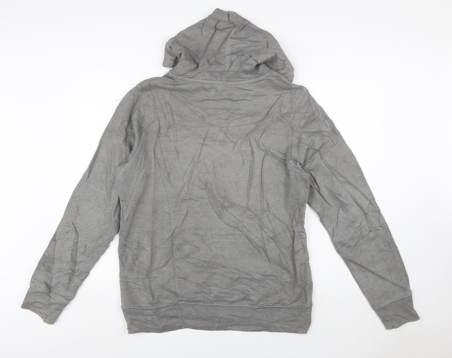 The North Face Men's Grey Pullover Hoodie M Graphic Logo Outdoor