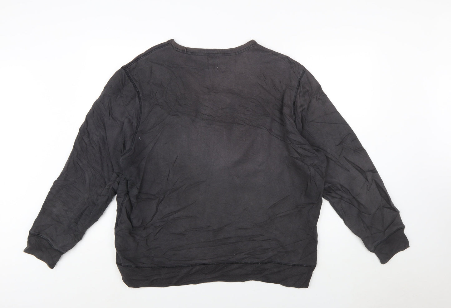 GAP Women’s Black XL Pullover Sweatshirt Original Logo Cotton Blend