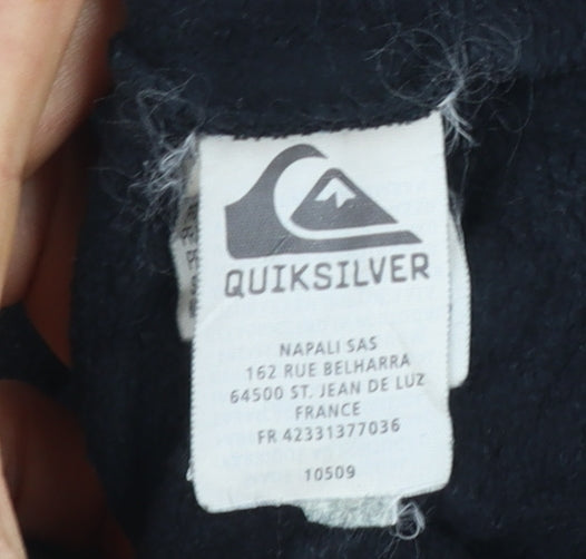 Quiksilver Men's Black XL Pullover Fleece Graphic Sweatshirt