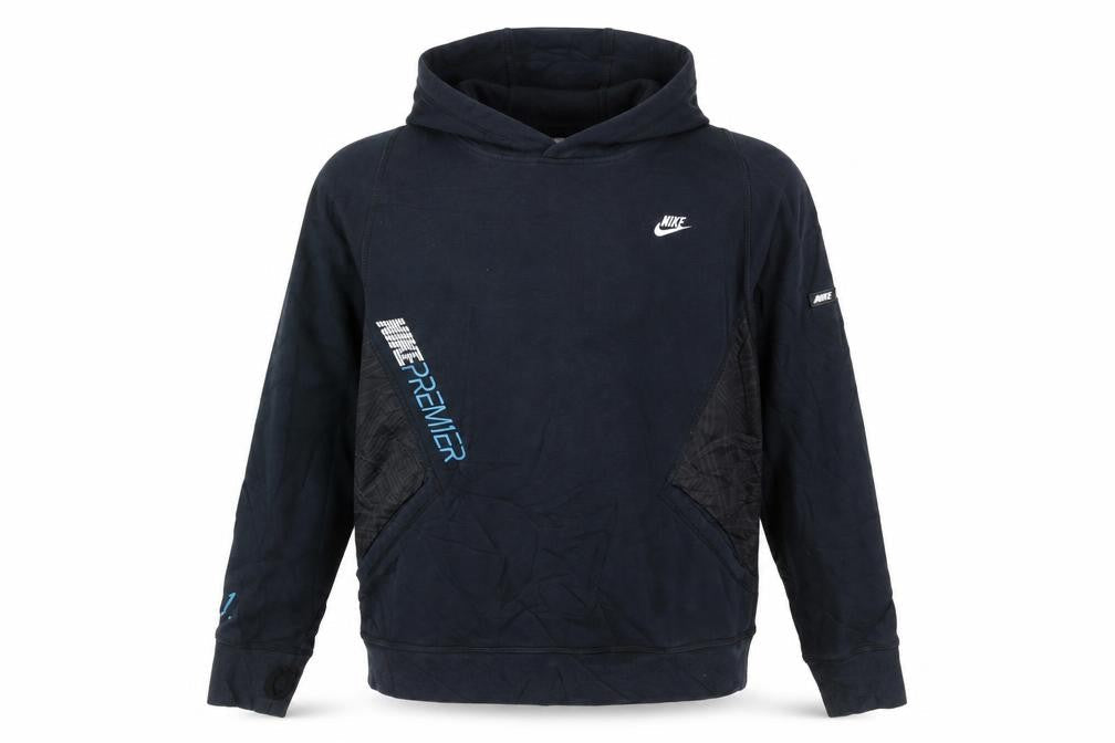 Nike Mens Black L Pullover Hoodie Sportswear Graphic Fleece