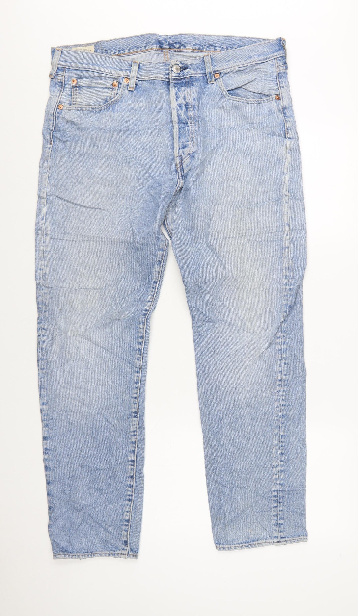 Levi's 501 Men's Blue Regular Fit Straight Leg Jeans W36 L32
