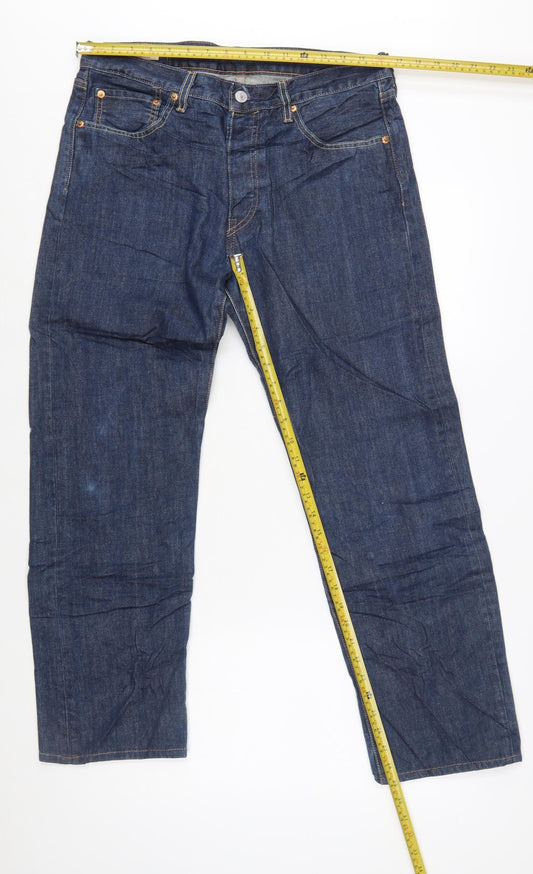Levi's 501 Men's Blue Straight Leg Denim Jeans W32 L32