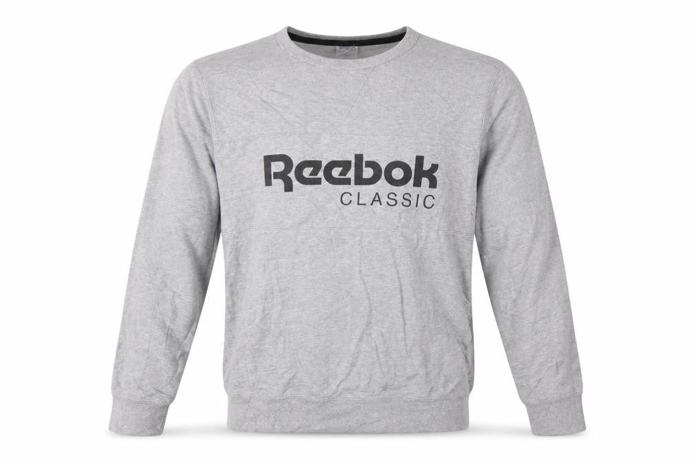 Reebok Classic Mens Grey Small Pullover Sweatshirt