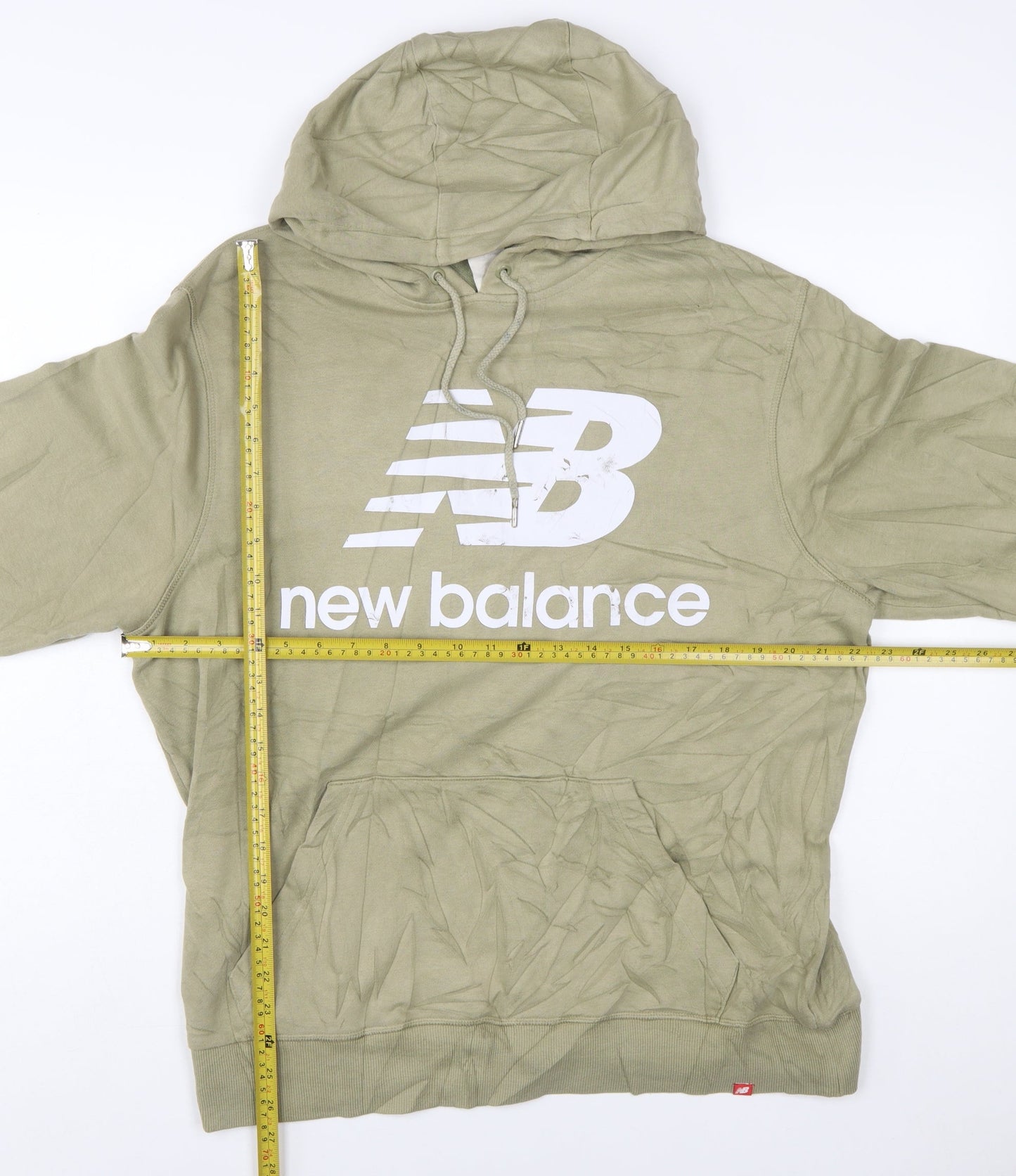 New Balance Men's Green Pullover Hoodie L Long Sleeve Sportswear