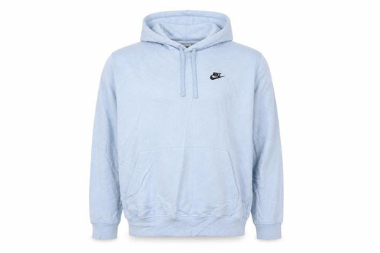Nike Women’s Blue Pullover Hoodie XL Cotton Blend Casual Sportswear