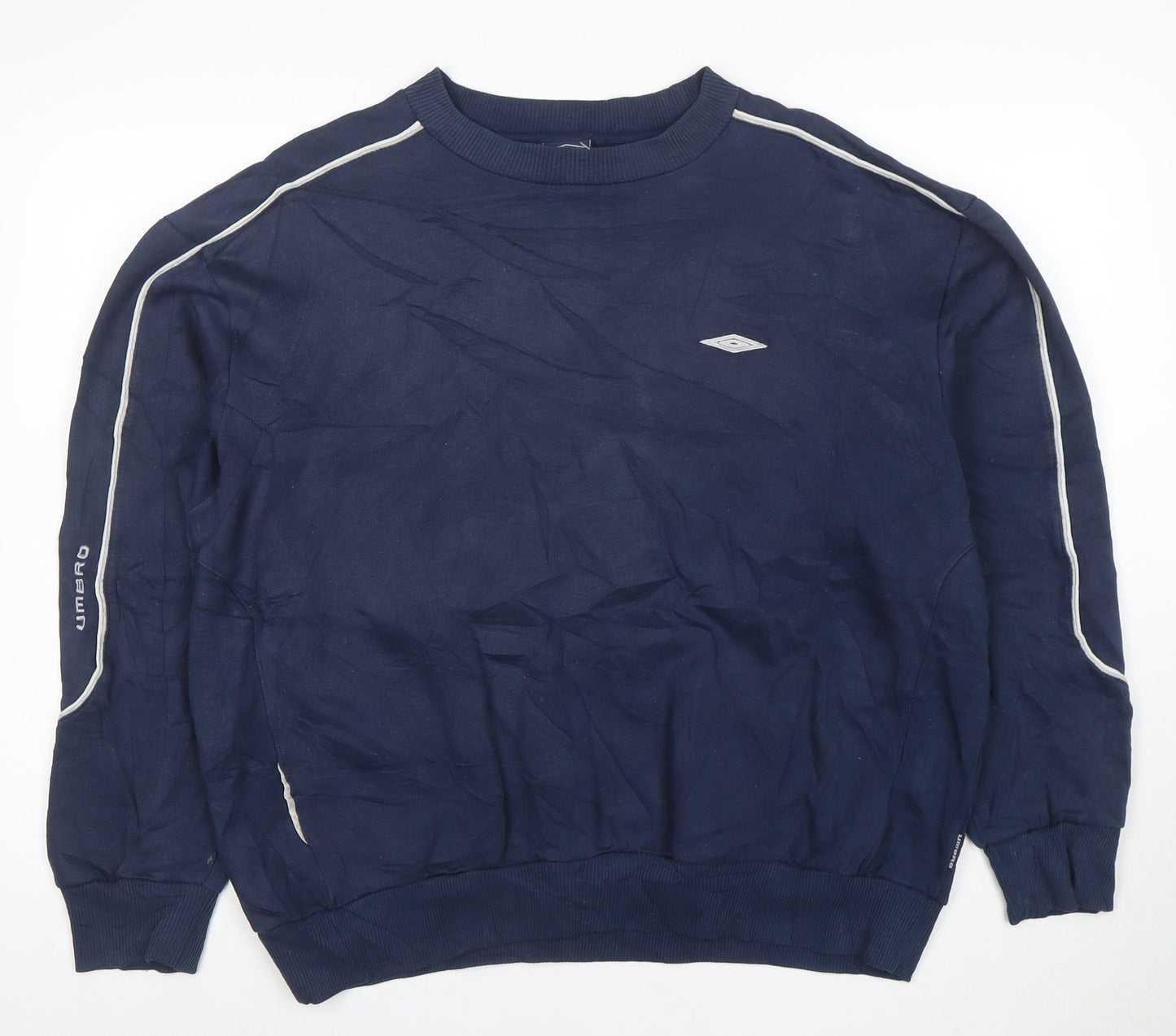 Umbro Men's Blue XL Pullover Crew Neck Sports Sweatshirt
