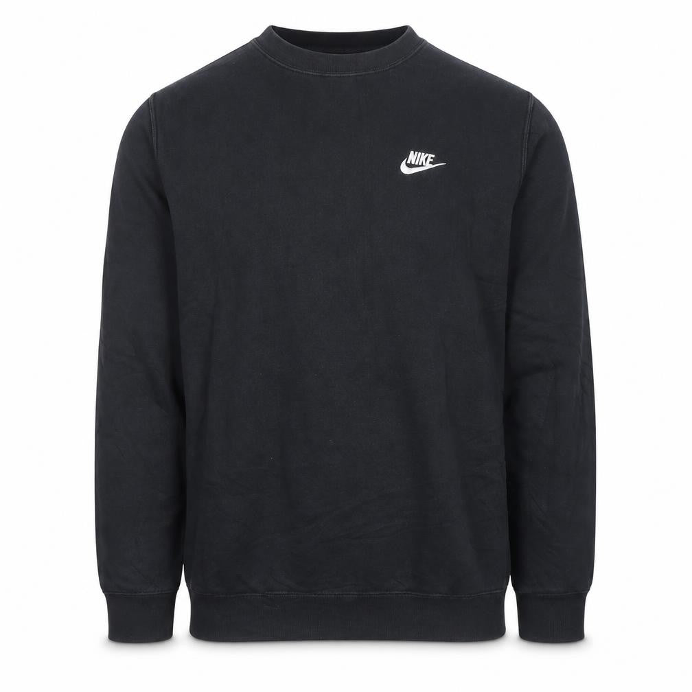 Nike Men's Black Small Crew Neck Pullover Sweatshirt