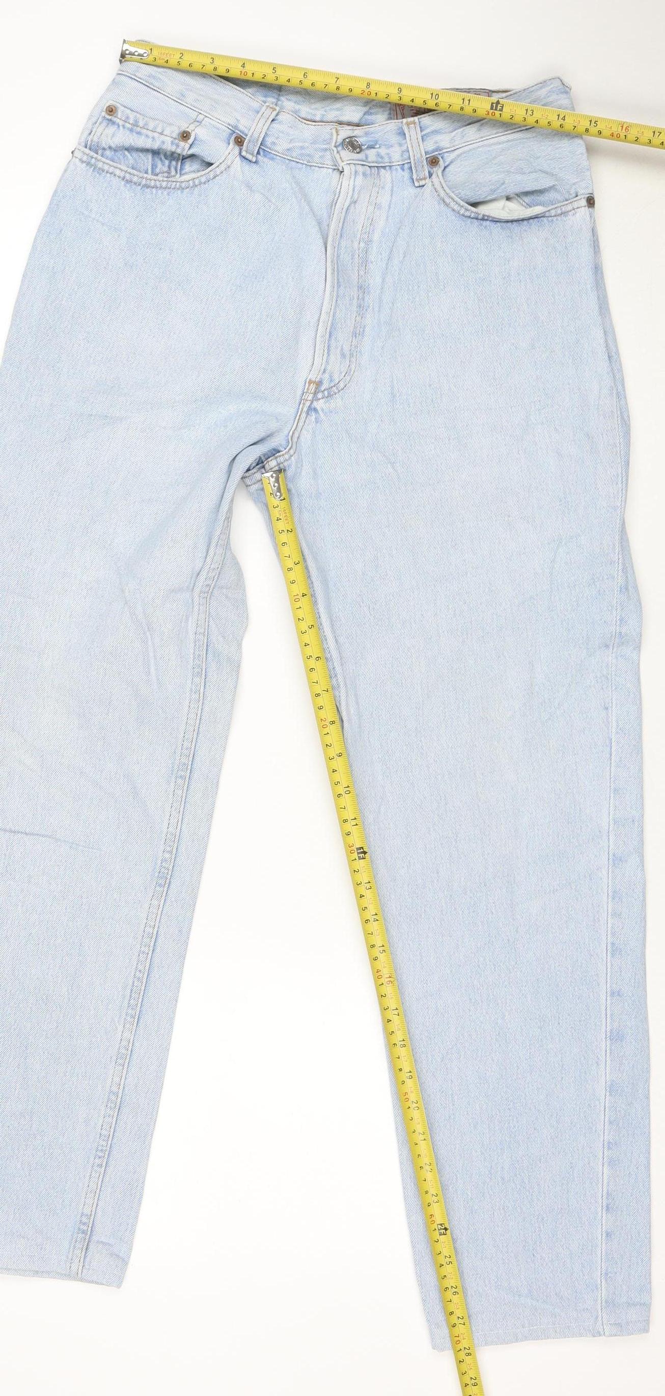 Levi's 501 Men's Blue Light Wash Straight Denim Jeans 32x32