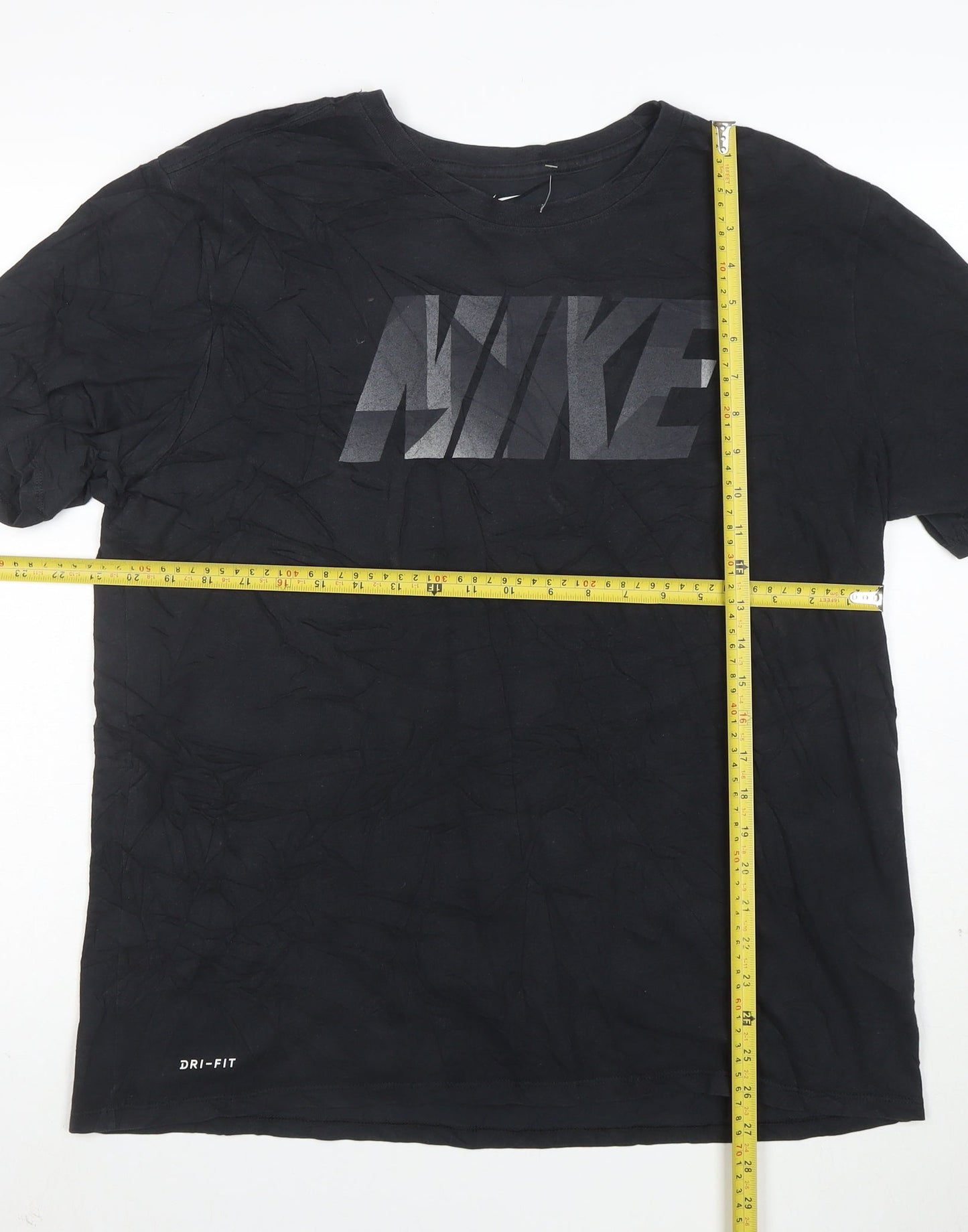 Nike Men's Black Dri-FIT Athletic Short Sleeve T-Shirt XL