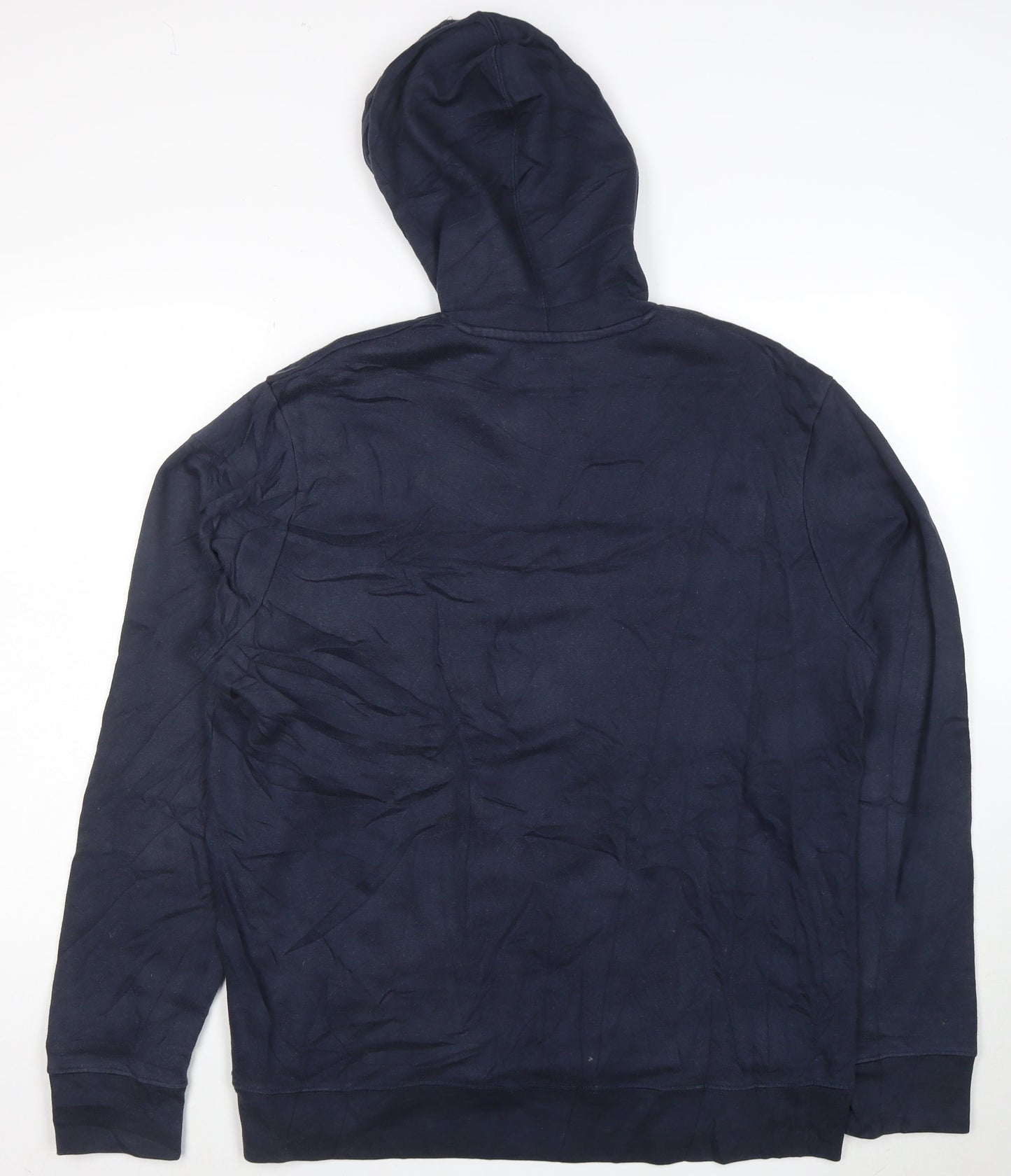 Champion Men's Blue XL Pullover Hoodie Embroidered Logo