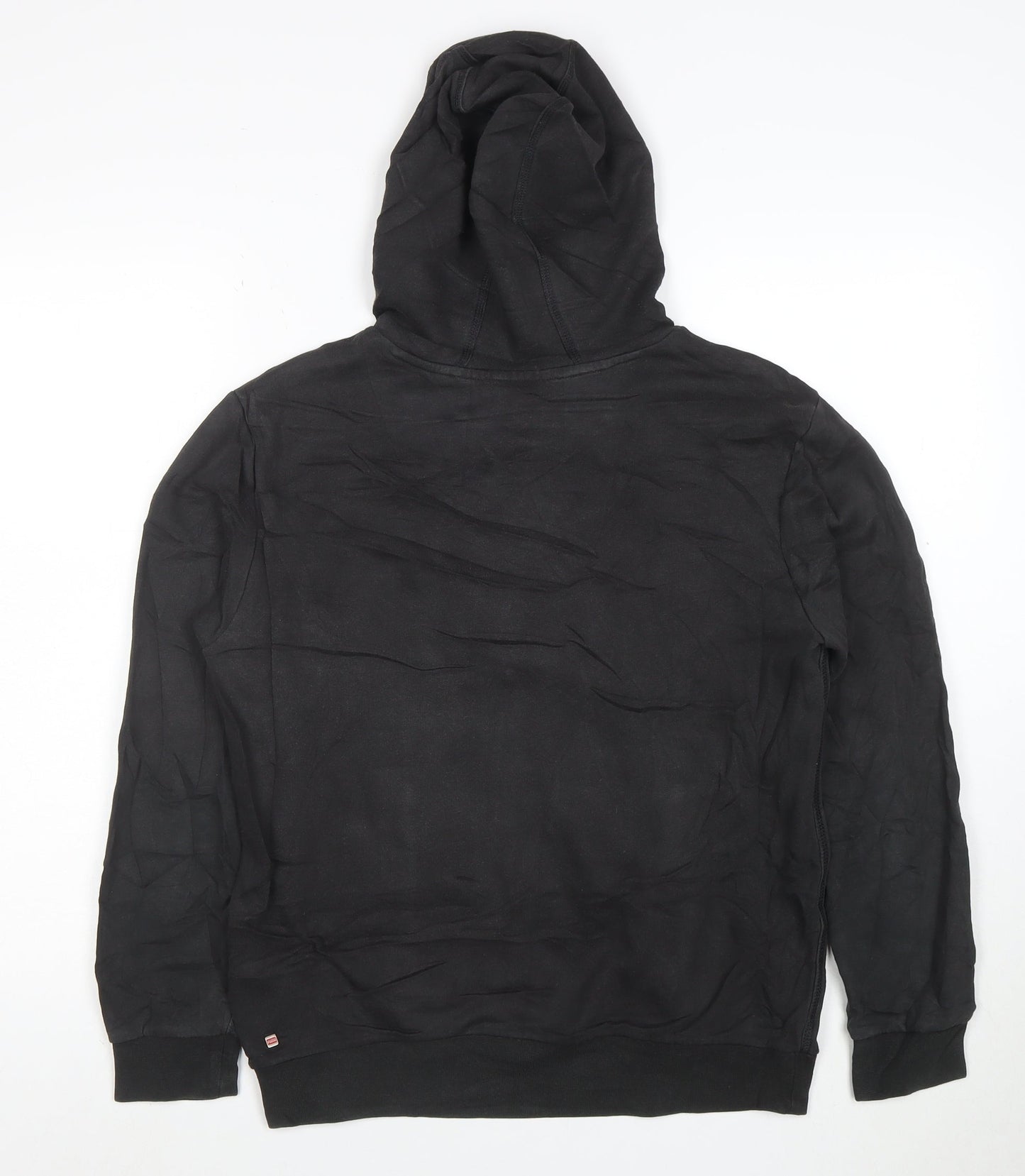 Puma Mens Black XL Pullover Hoodie with Logo Front