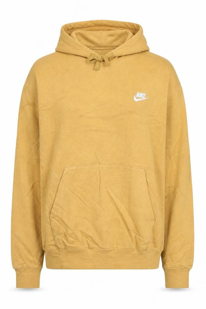 Nike Women’s Beige Pullover Hoodie XS Cotton Blend Casual Sweatshirt