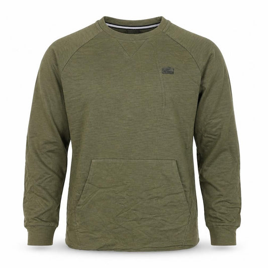 Nike Men's Green Pullover Sweatshirt M Regular Fit Crew Neck
