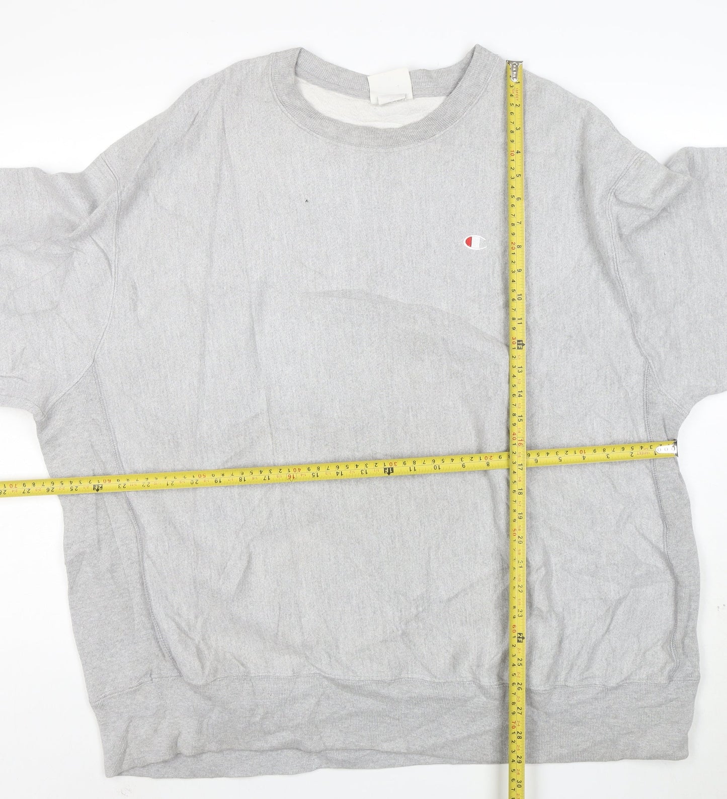 Champion Men's Grey 2XL Pullover Reverse Weave Sweatshirt