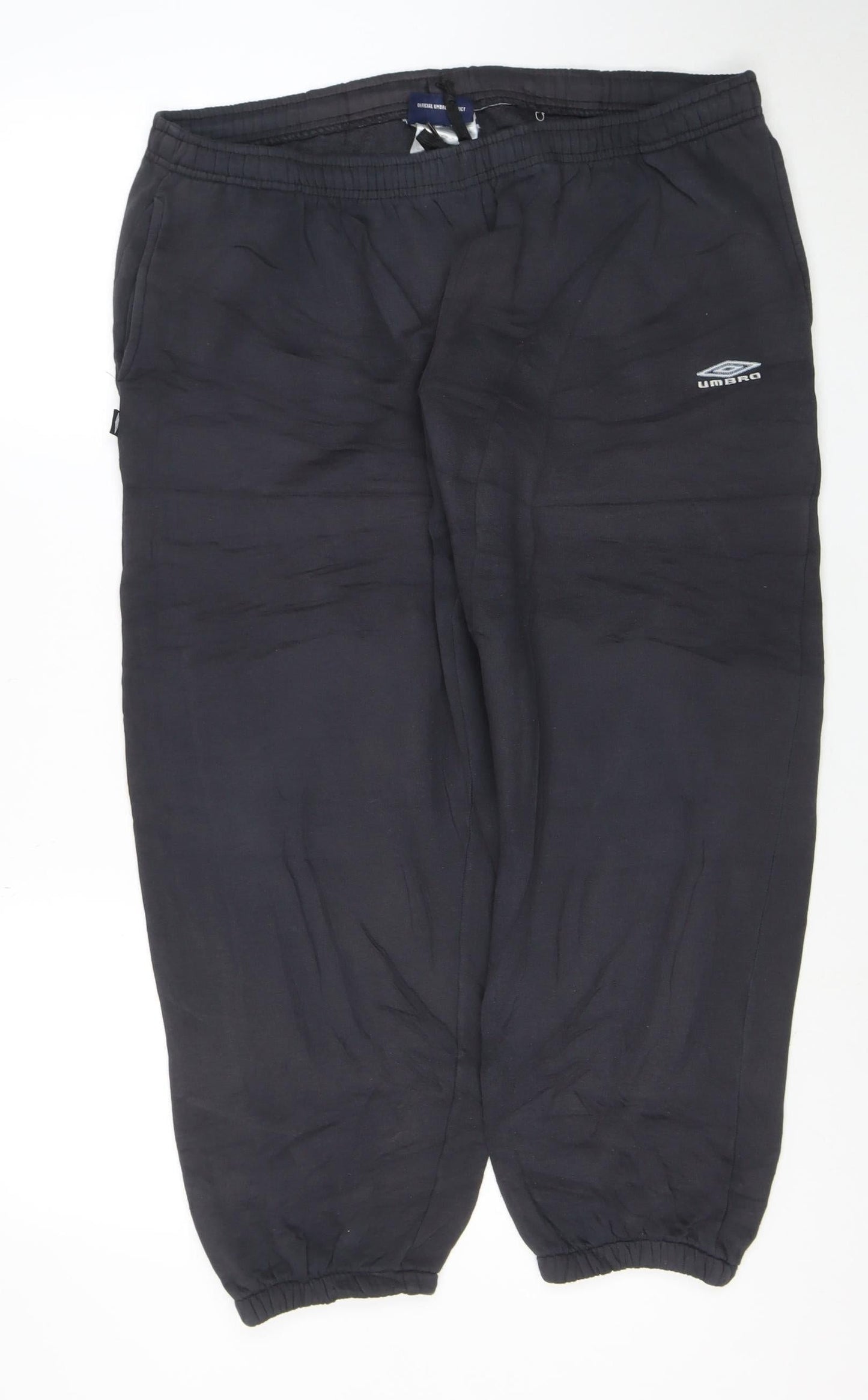 Umbro Men's Black XL Jogger Trousers 36in Waist Elasticated Sportswear