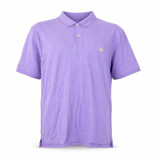 Chaps Men’s Purple Cotton Short Sleeve Polo Shirt XL