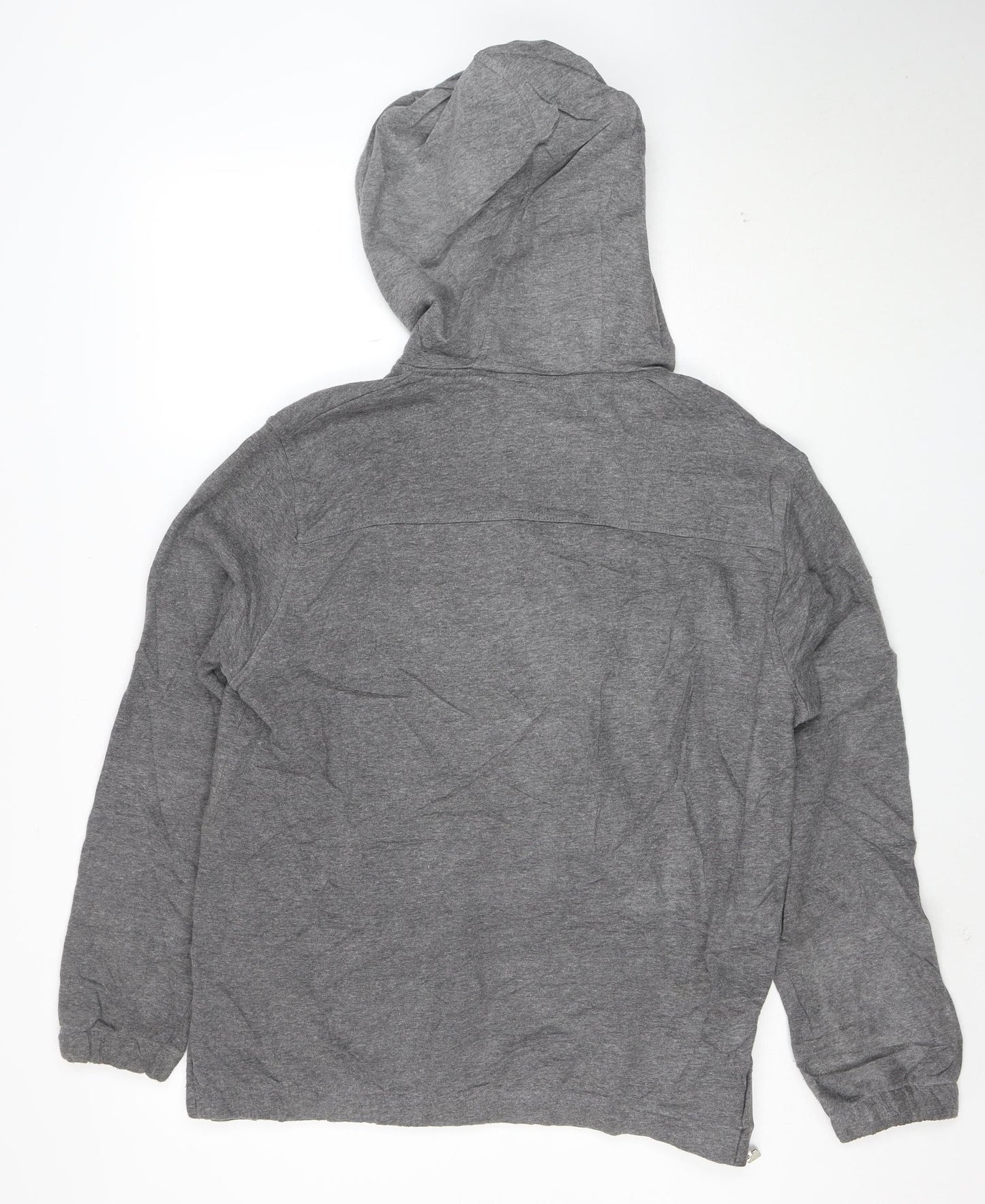 Ellesse Womens Grey 1/2 Zip Hoodie Size 10 Pullover Sweatshirt