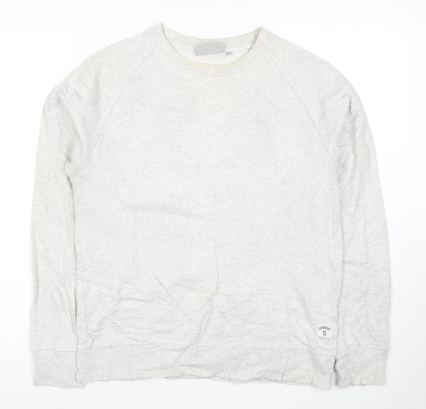 Carhartt WIP Mens Grey Small Pullover Sweatshirt Regular Fit