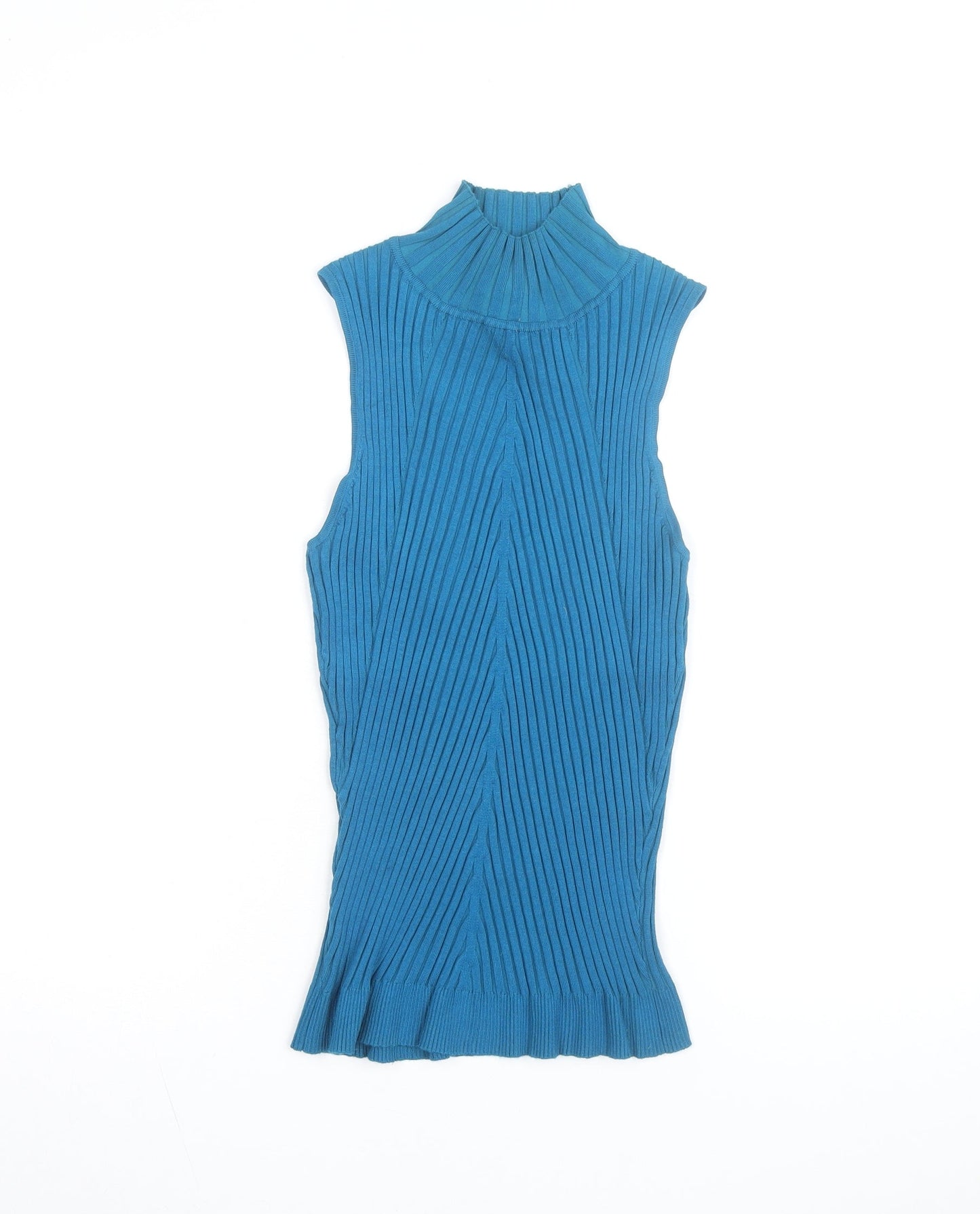 INC International Concepts Women's Blue Sleeveless Bodycon Knit Dress M
