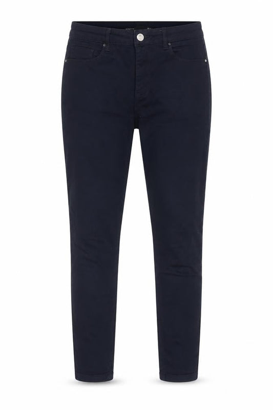 Front view of Dunnes Women's Blue Skinny Jeans, size 10, Stretch Denim