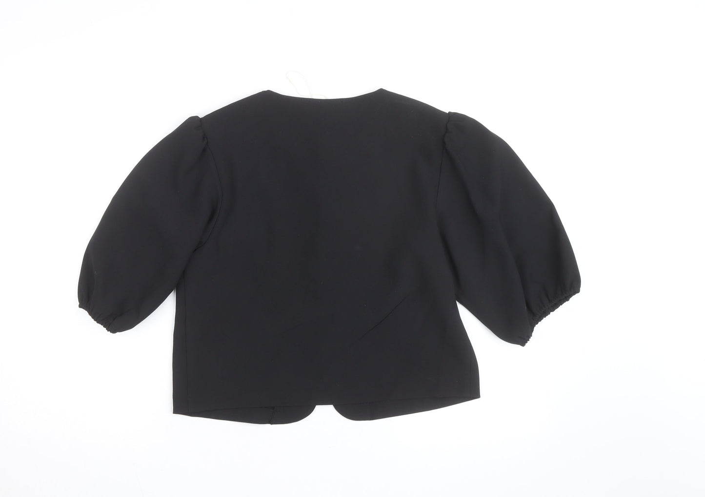 Marks and Spencer Women's Black Button Blouse Size 10 Regular