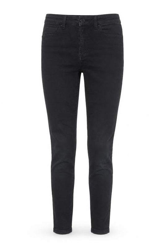 Marks and Spencer Women's Black Size 10 Jegging Trousers Denim Stretch