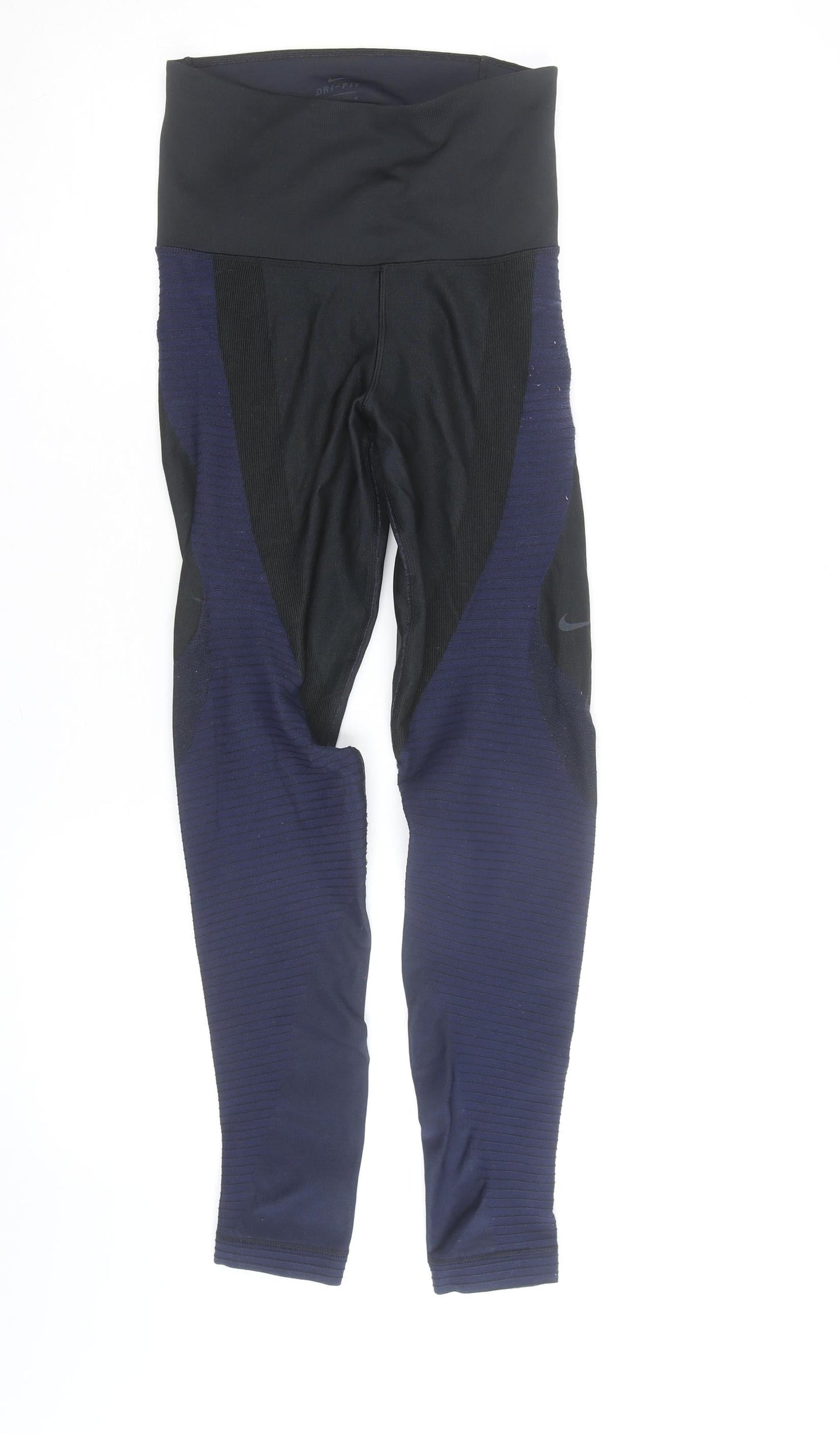 Nike Women's Black Dri-FIT Leggings M Slim Fit Sportswear