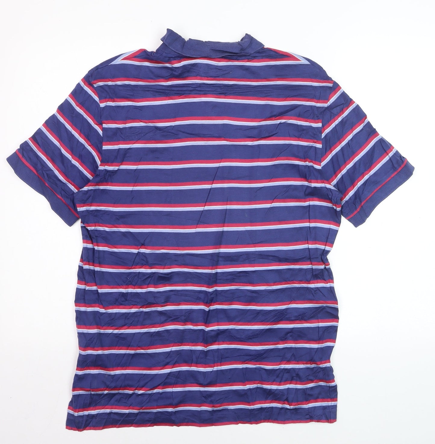 Ralph Lauren Polo Golf Men's Blue Striped Cotton Polo Shirt M