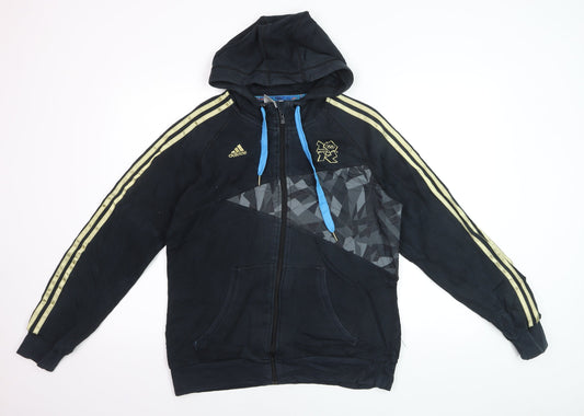 Adidas Men’s Black Full Zip London Olympics Hoodie Size M