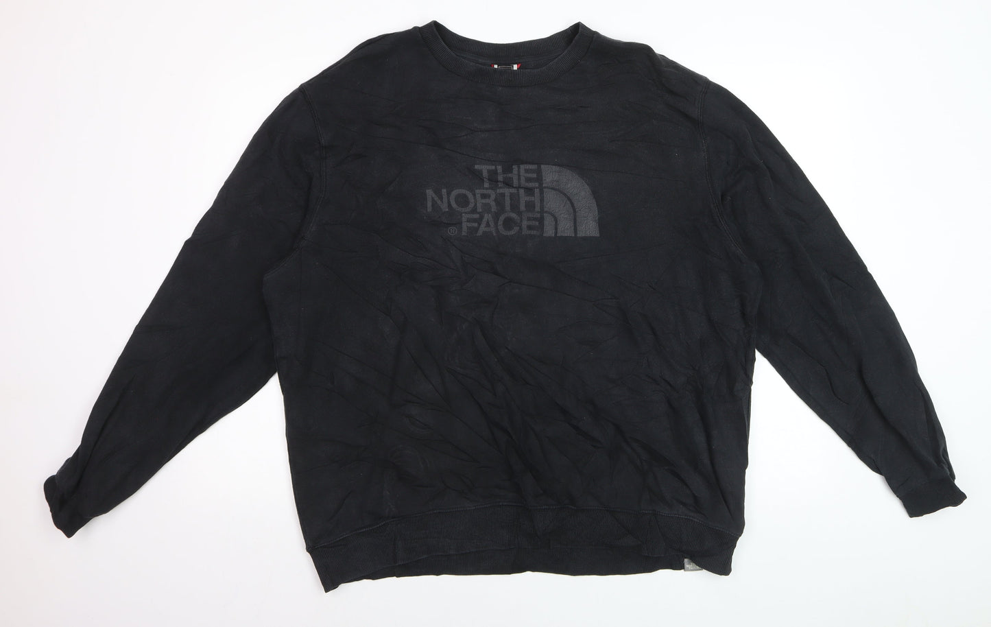 The North Face Men's Black XL Crew Neck Cotton Sweatshirt