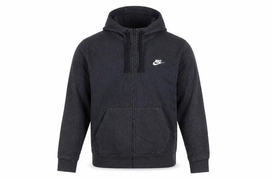 Nike Men’s Black Full Zip Hoodie Size M Regular Fleece Sportswear