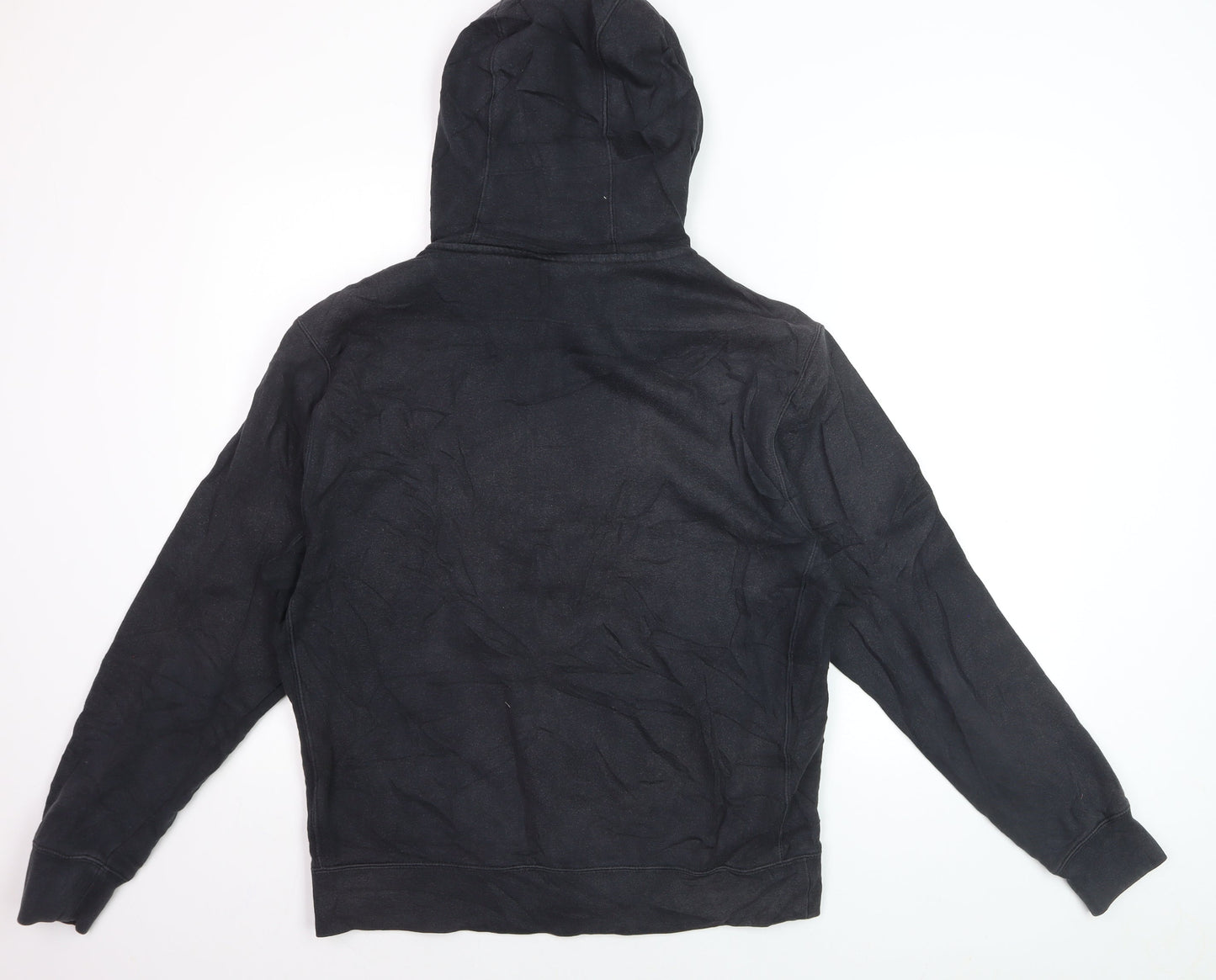 Nike Men’s Black Full Zip Hoodie Size M Regular Fleece Sportswear
