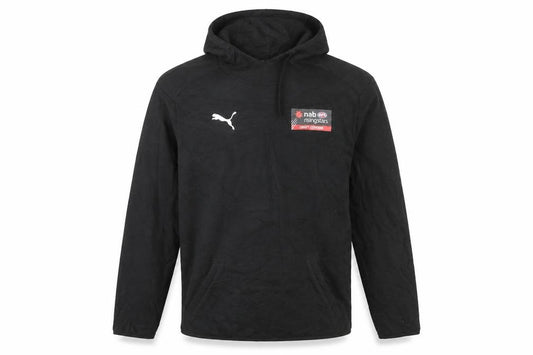 Puma Men's Black Pullover Hoodie L Sports Graphic Fleece