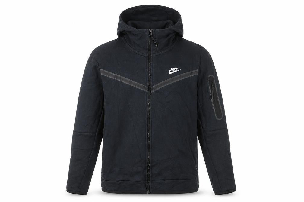 Nike Men's Black Full Zip Hoodie L Lightweight Sportswear