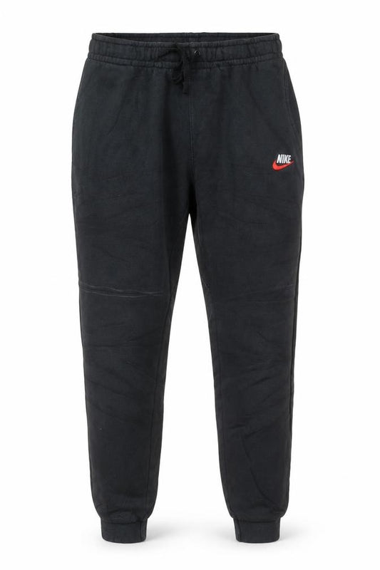 Nike Men's Black Medium Jogger Sweatpants with Drawstring Waist