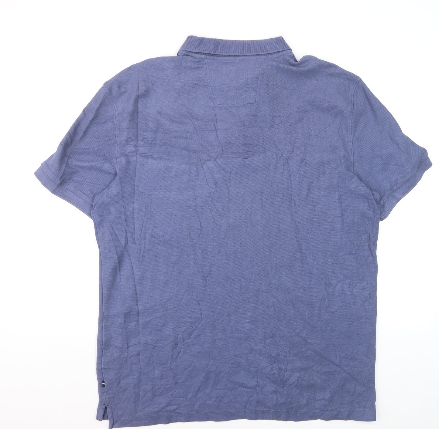 Nautica Men's Blue Classic Fit Performance Polo Shirt XL