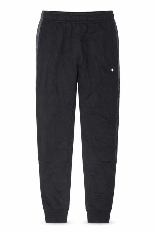 Champion Men's Black S Jogger Trousers Side Stripe Athleticwear