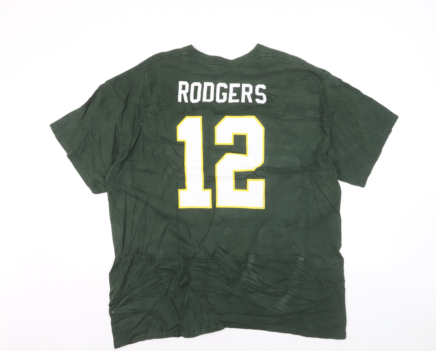 NFL Team Apparel Men's Green Packers 12 T-Shirt XL Cotton Sportswear