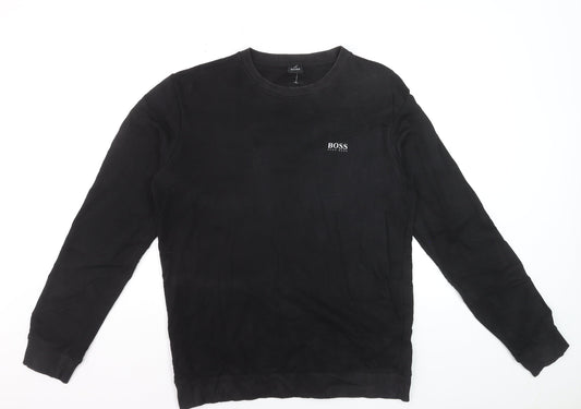 Hugo Boss Men's Black XL Pullover Sweatshirt Crew Neck